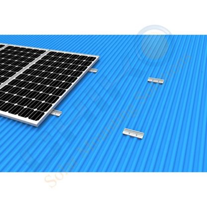 Anti-Corrosion Trapezoid Rail-Free Solar Mounting Racking For Solar Panel System